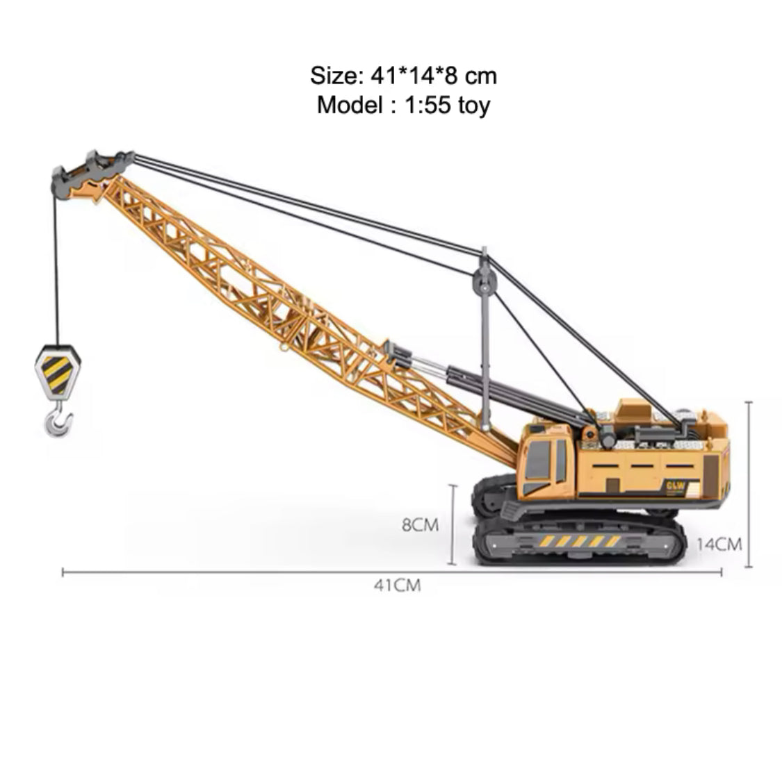 Excavator Crawler Crane Toy, Engineering Vehicle Toys for Kids, Crane Model Toys Excavator Crawler Crane Toy, Engineering Vehicle Toys for Kids, Crane Model Toys